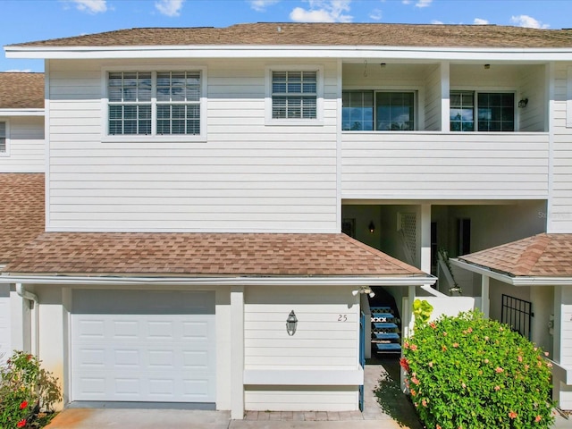 ranch-style home with a garage