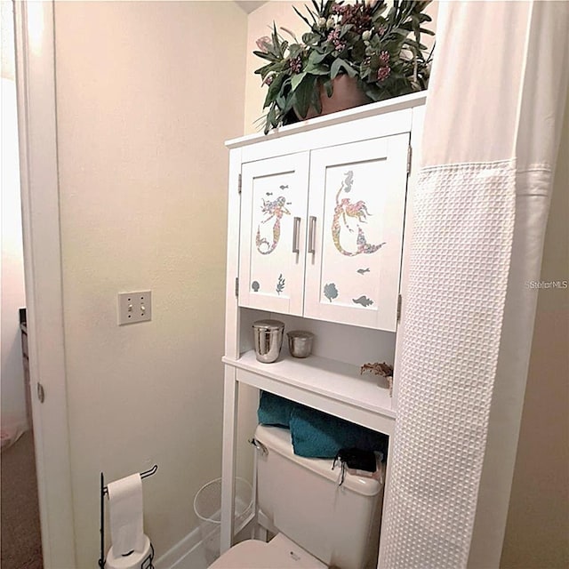 bathroom with toilet