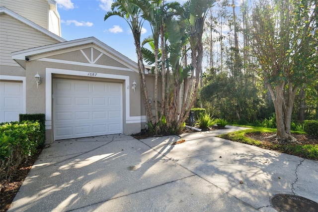1687 Starling Dr, Tarpon Springs, FL 34689 - garage with driveway