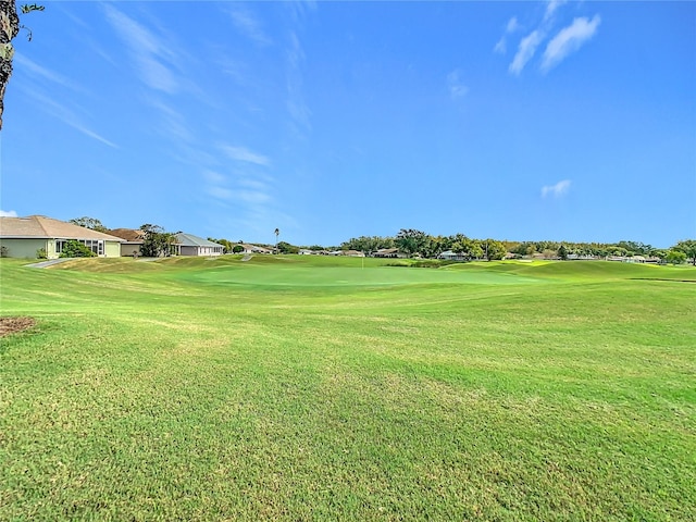 view of home's community featuring a lawn