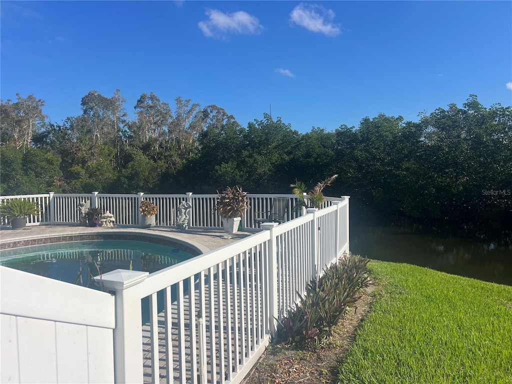 view of pool