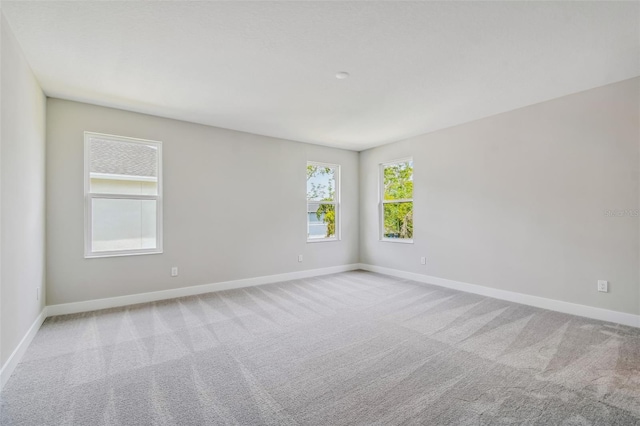 empty room with light carpet