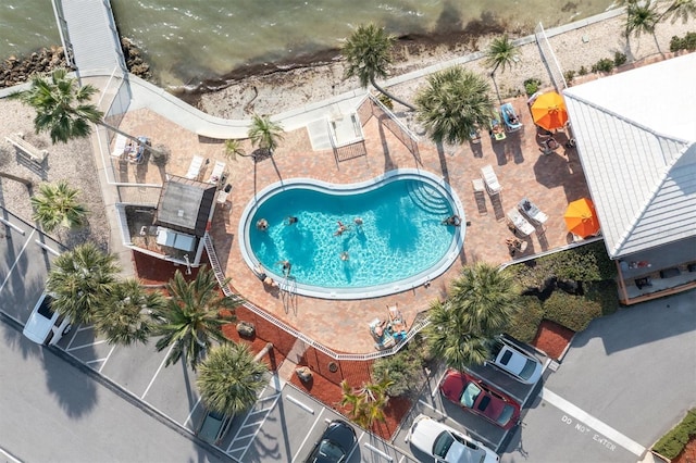 4575 Cove Cir Unit 202, Saint Petersburg, FL 33708 - aerial view of a pool area