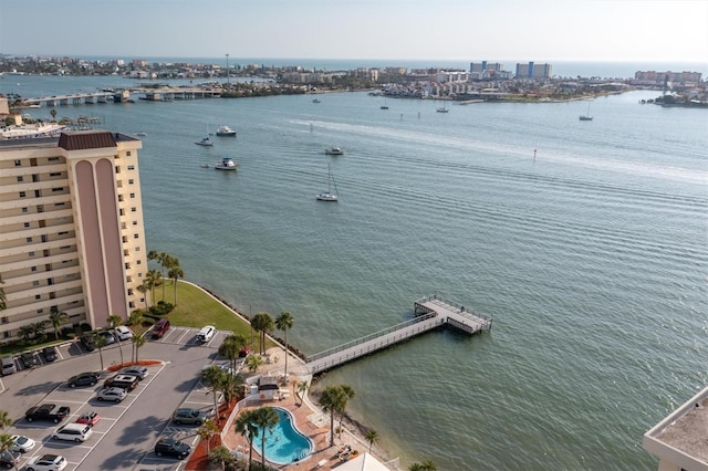 4575 Cove Cir Unit 202, Saint Petersburg, FL 33708 - water view with nearby urban area