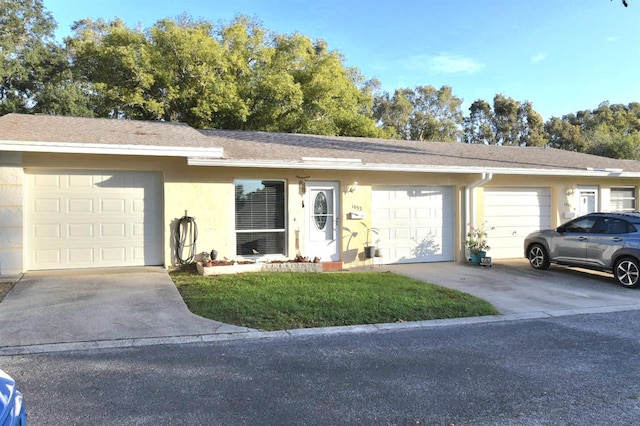 ranch-style house with a garage