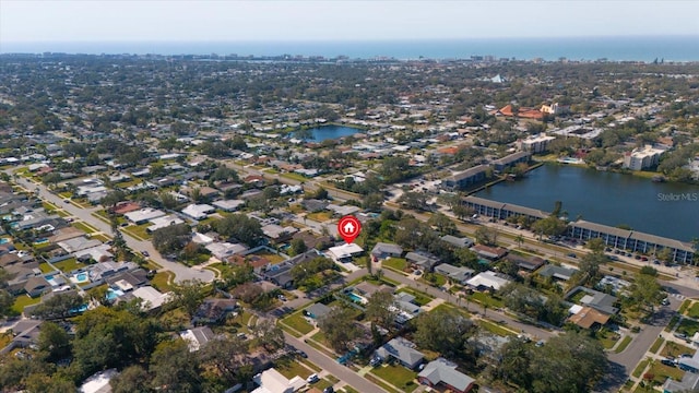 13632 Imperial Groves Dr S, Largo, FL 33774 - aerial view of property and surrounding area with a nearby body of water