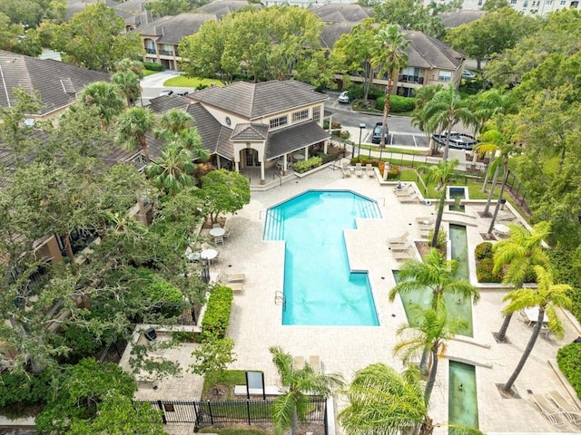 view of pool