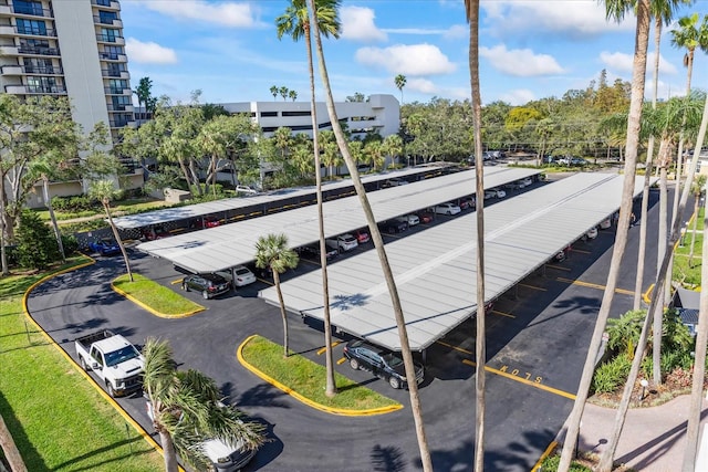 view of car parking