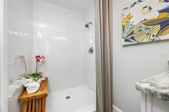 full bath featuring a stall shower