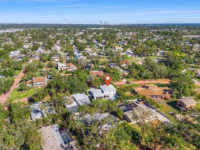 aerial view