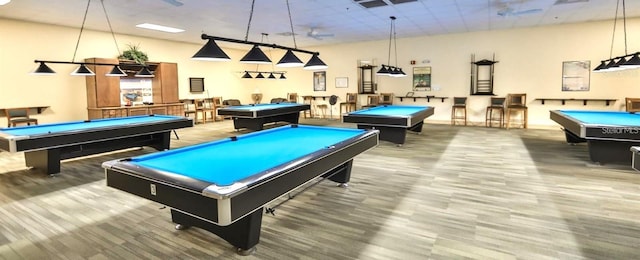 game room featuring pool table