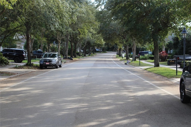 view of road