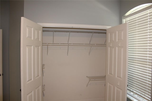 view of closet