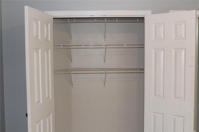 view of closet