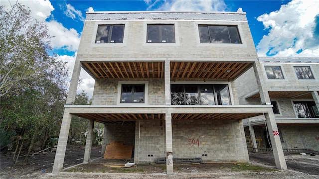 view of rear view of property