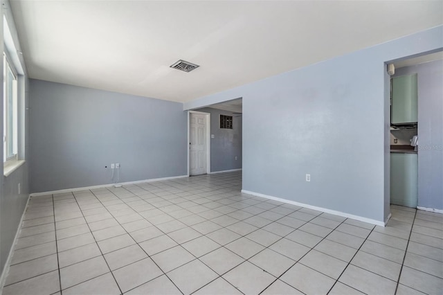 view of tiled empty room