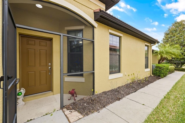 view of property entrance