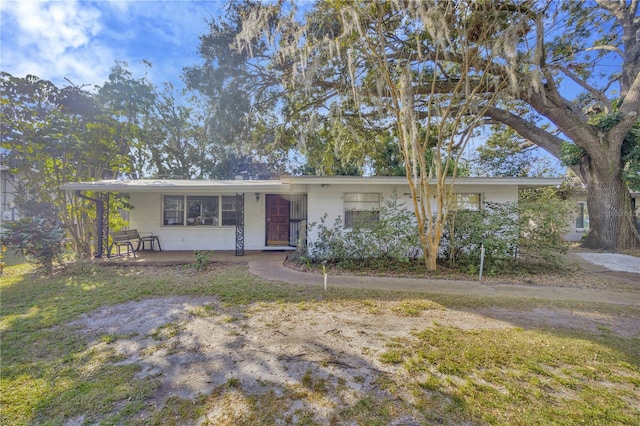 view of front of home