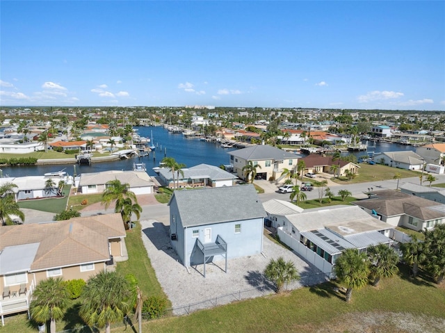 4148 Rudder Way, New Port Richey, FL 34652 - aerial perspective of suburban area with a nearby body of water