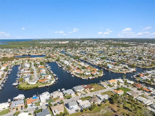 4148 Rudder Way, New Port Richey, FL 34652 - aerial view of property and surrounding area with nearby suburban area