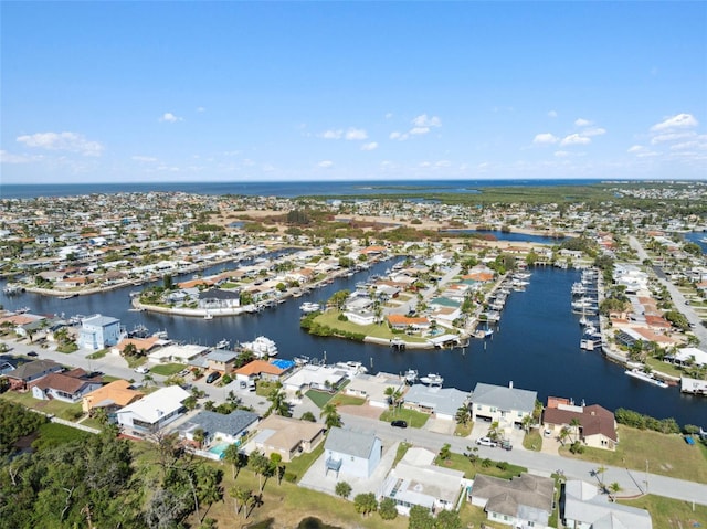 4148 Rudder Way, New Port Richey, FL 34652 - aerial view of property's location with nearby suburban area and a nearby body of water