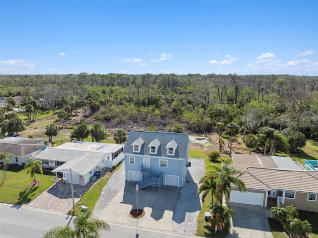 4148 Rudder Way, New Port Richey, FL 34652 - view from above of property featuring a heavily wooded area