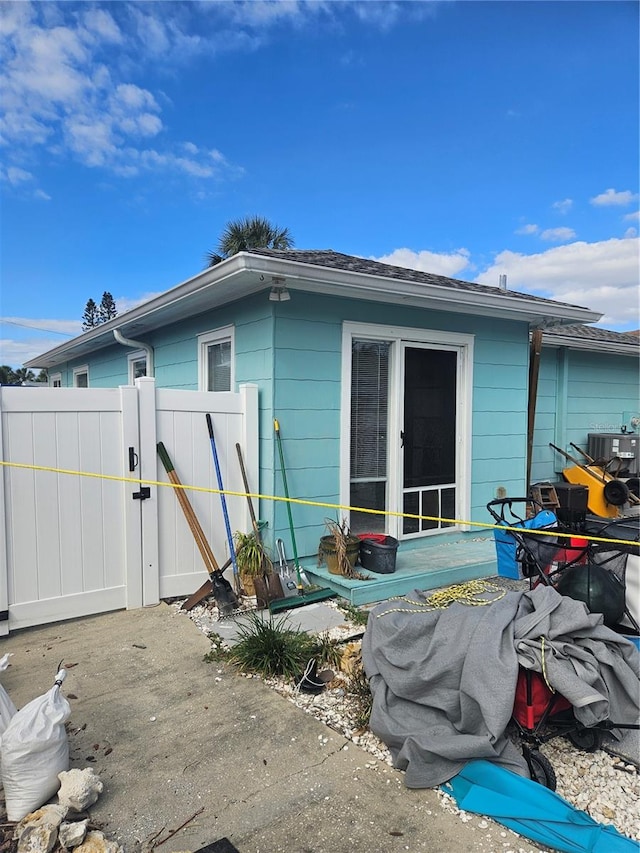 view of outbuilding