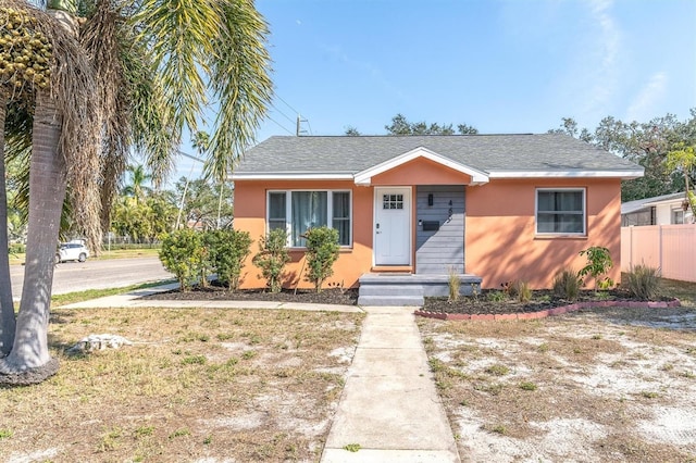 view of bungalow-style home