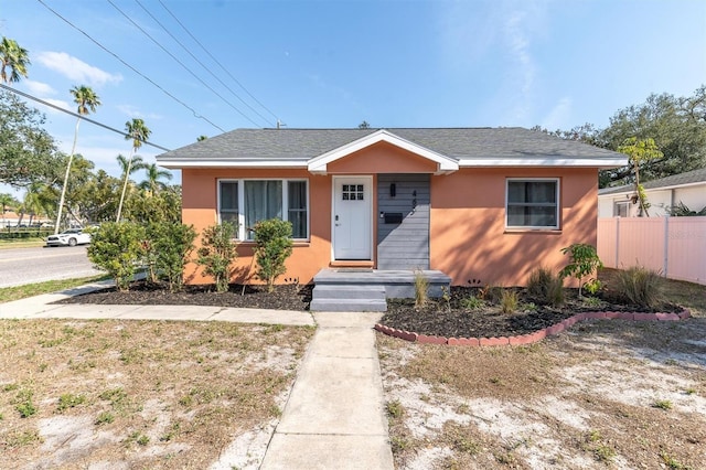 view of bungalow-style house