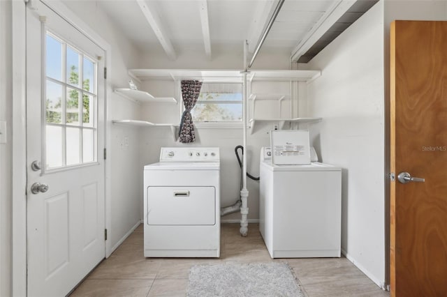 laundry room featuring independent washer and dryer