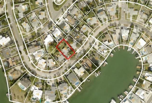 3863 Belle Vista Dr E, St Pete Beach, FL 33706 - map of property location