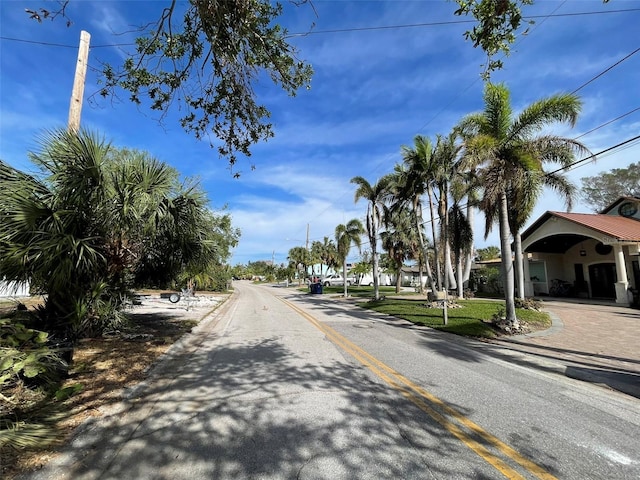 view of road