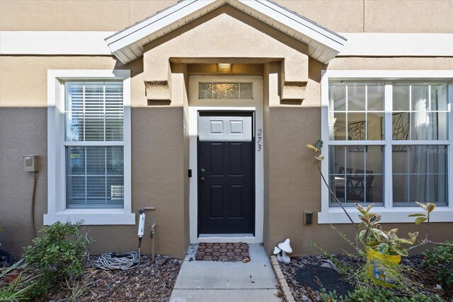 view of entrance to property