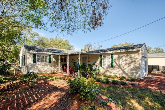 view of ranch-style house