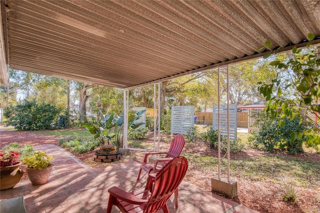 view of patio