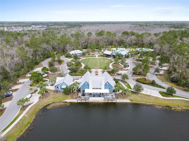 3901 Tour Trce, Land O Lakes, FL 34638 - aerial view of a nearby body of water and a forest