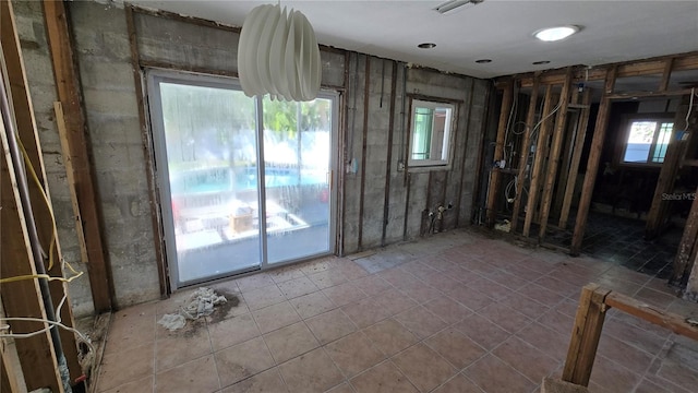 misc room featuring tile patterned flooring