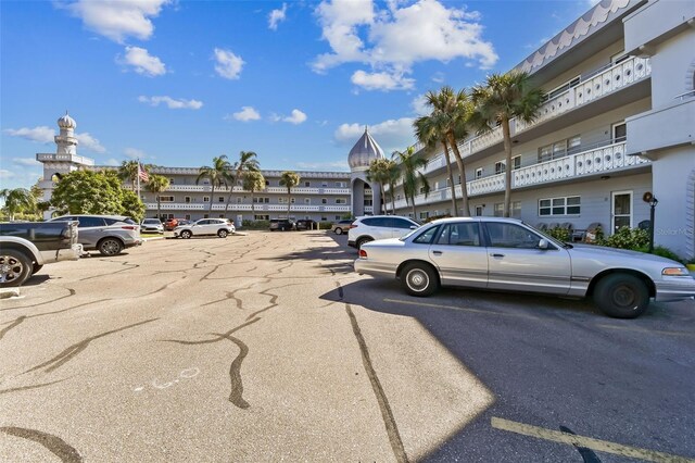 view of parking / parking lot