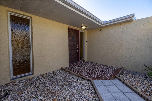 view of entrance to property