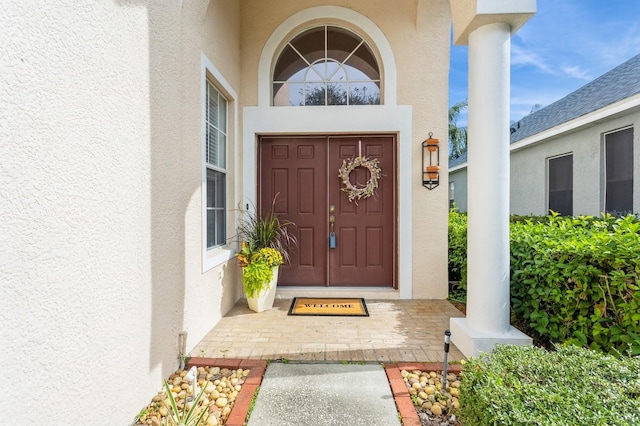 view of entrance to property