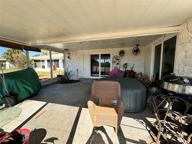 view of patio / terrace featuring area for grilling