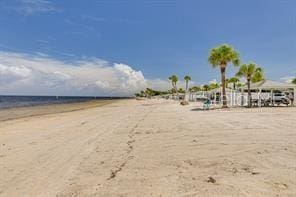 3960 Headsail Dr, New Port Richey, FL 34652 - view of yard with view of water and beach