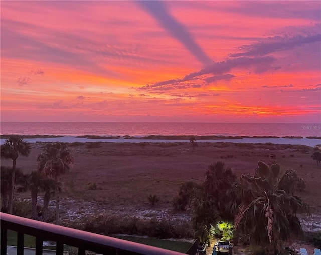 water view with a beach view