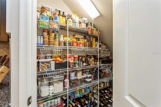 view of pantry