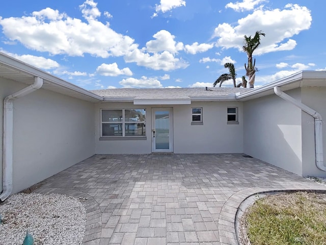 exterior space with a patio area