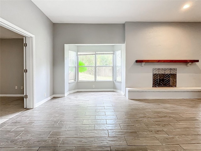 view of unfurnished living room