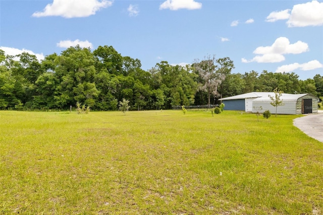 view of yard