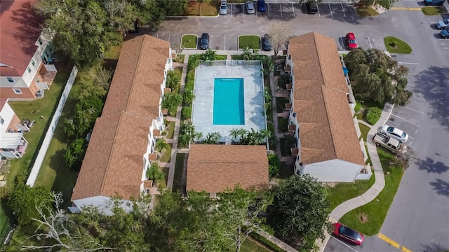 2302 Maki Rd Unit 5, Plant City, FL 33563 - drone / aerial view of a pool