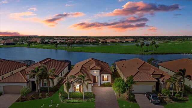23503 Waverly Cir, Venice, FL 34293 - aerial view of residential area with a nearby body of water