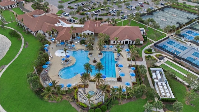 23503 Waverly Cir, Venice, FL 34293 - view of property location featuring a pool area